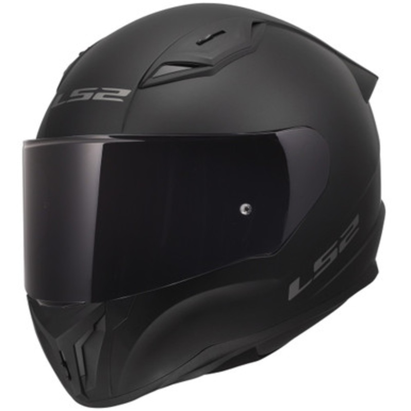 LS2 Centric Solid Helmet – Dark Smoke Shield