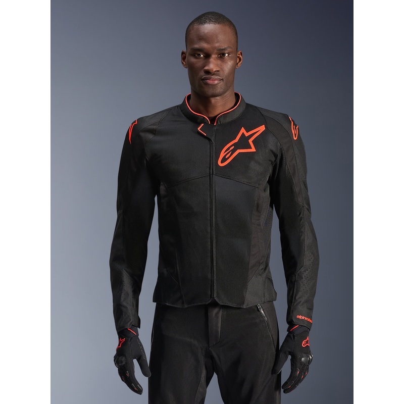 Viper Air V4 Jacket|S|M|L|XL|2XL|3XL|4XL|Black/Red Fluo