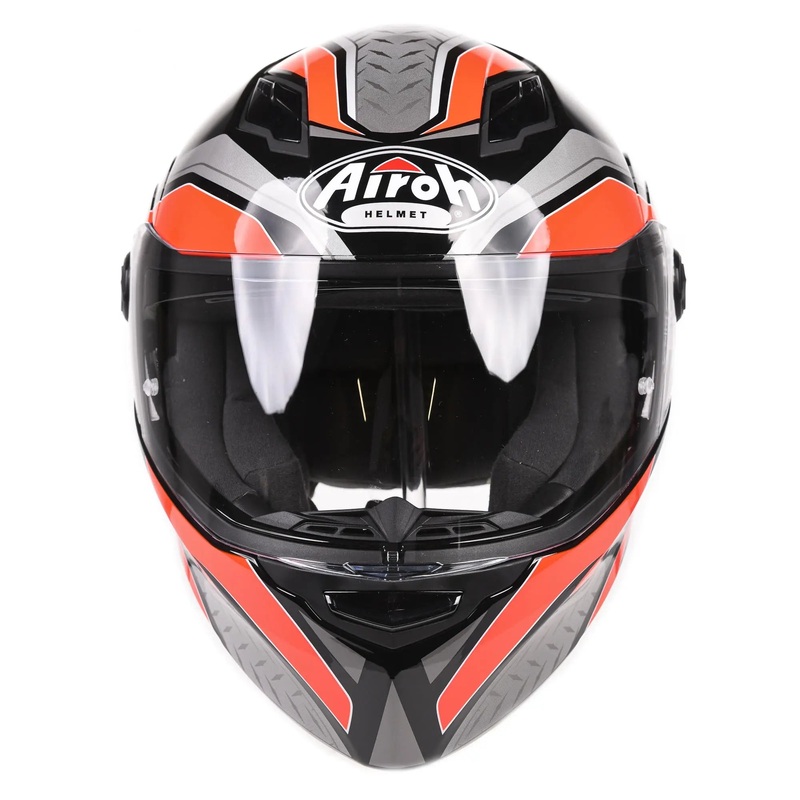 Airoh Movement S Steel Gloss Orange