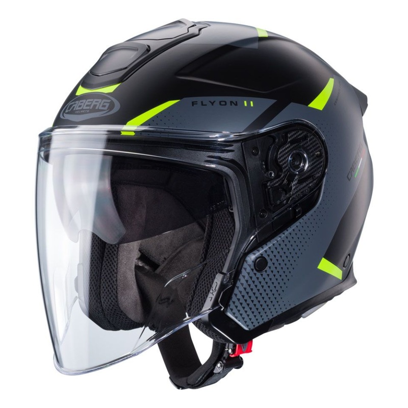 Caberg Flyon 2 Boss (ECE-22.06) – Matt Black/Grey/Fluo