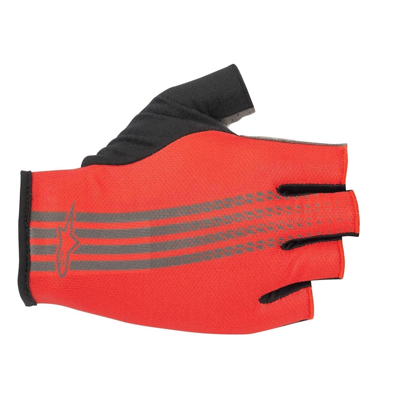 Ridge Short Finger Gloves|XS|S|M|L|XL|2XL|Bright Red/Dark Shadow