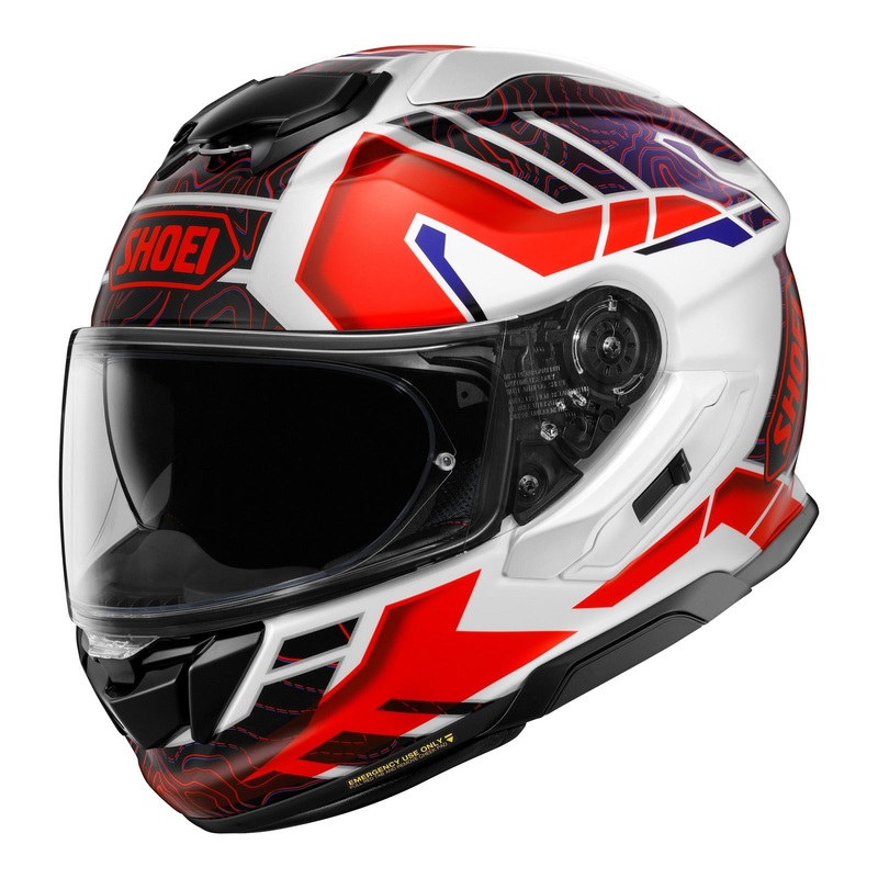 Shoei GT-Air 3 Hike TC10 – Red / White / Blue Size 2XL 64cm