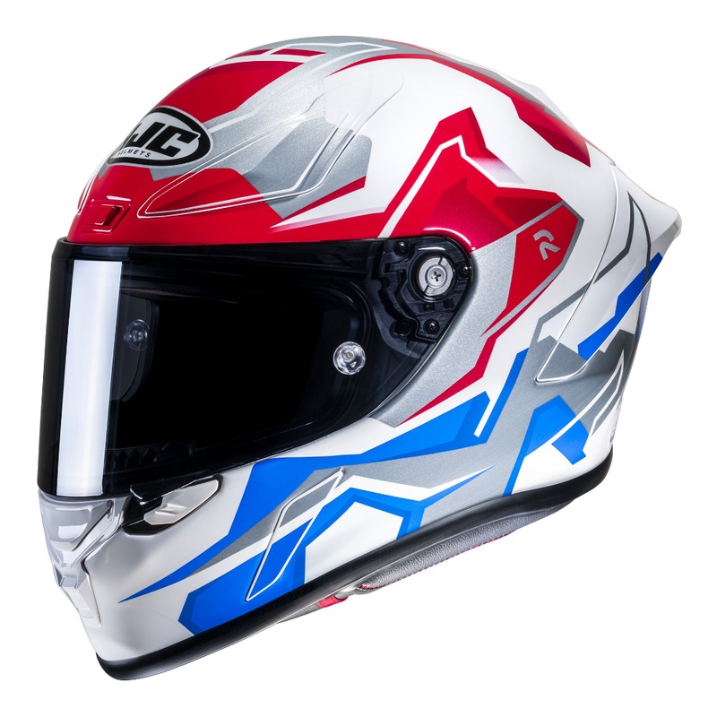 HJC RPHA-1 Nomaro – White/Red/Blue | Motorcycle Helmets | Infinity Motorcycles