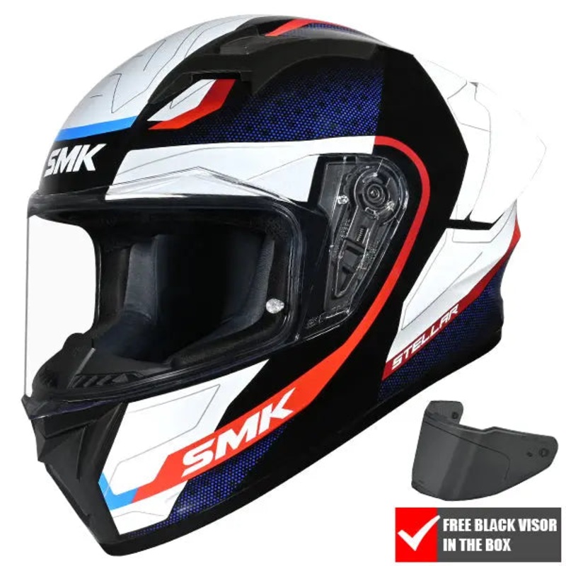 SMK Stellar Sport Flight GL213 Black / White / Blue / Red