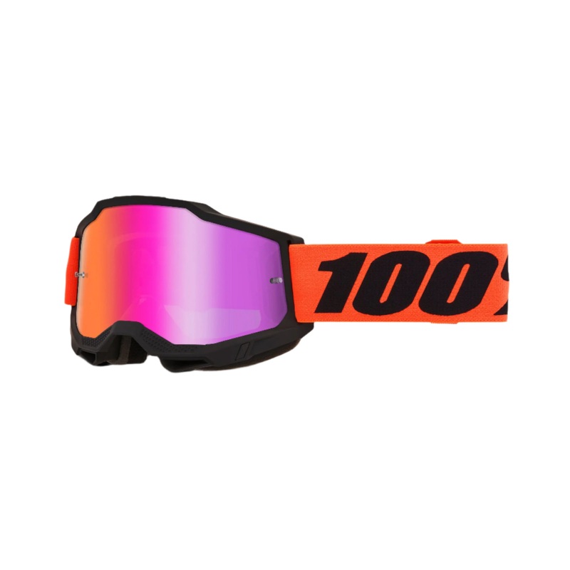 100% Accuri 2 Cycle Goggles Ferran / Mirror Dark Red Lens
