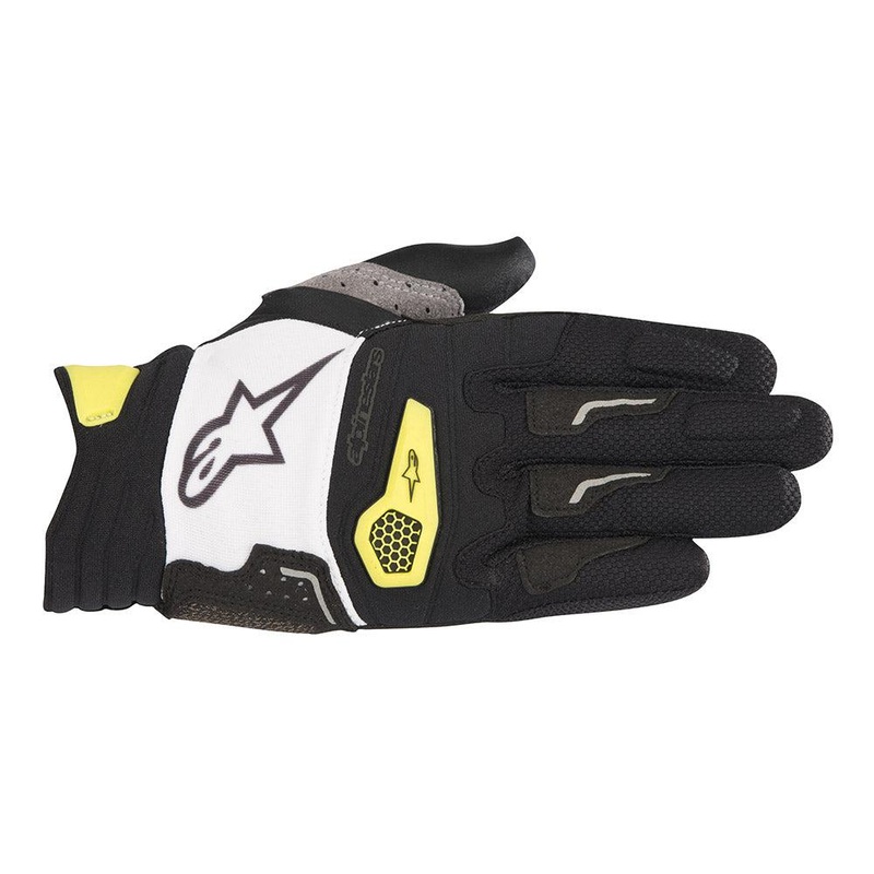 Drop Pro Gloves|XS|S|M|L|XL|2XL|3XL|White/Acid Yellow