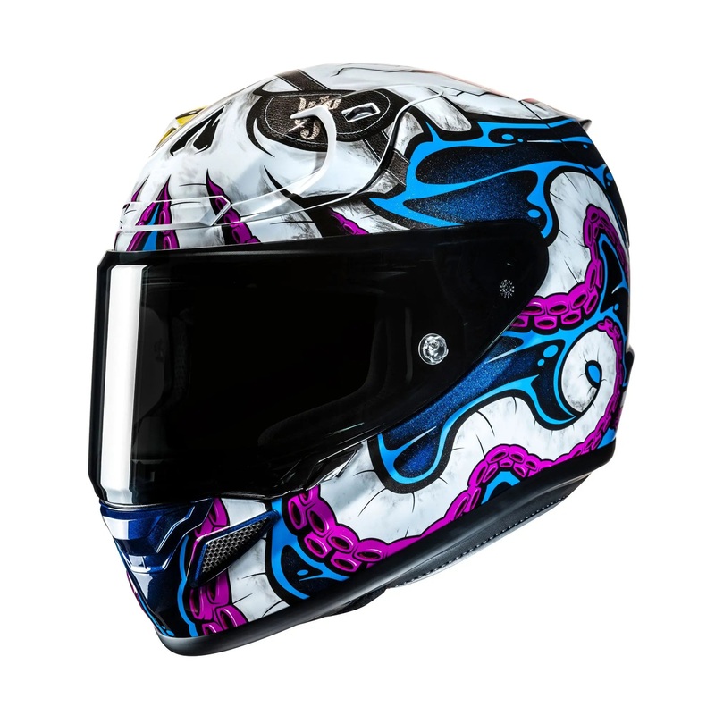 HJC RPHA 12 Kraken Blue / Purple / White