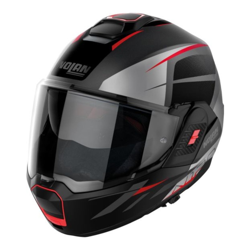 Nolan N120-1 Nightlife N-Com 025 – Flat Lava/Red