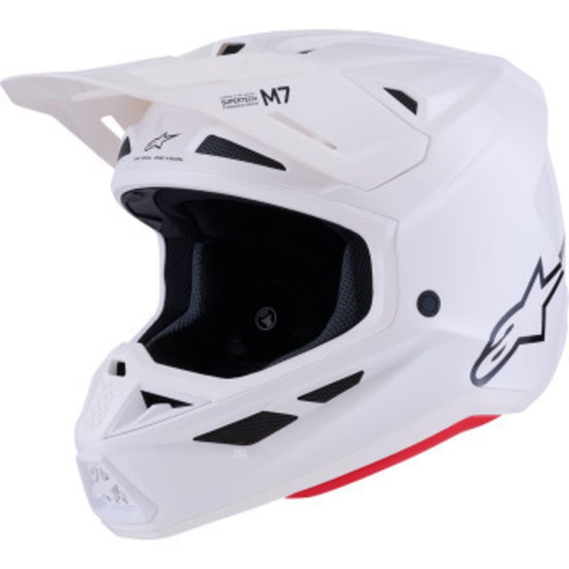 ALPINESTARS SM7 Solid Helmet – Gloss White