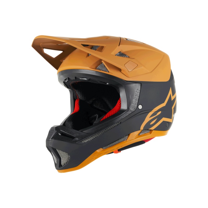 Missile Tech Racer Helmet|XS|S|M|L|XL|Black/Dark Gold Matt