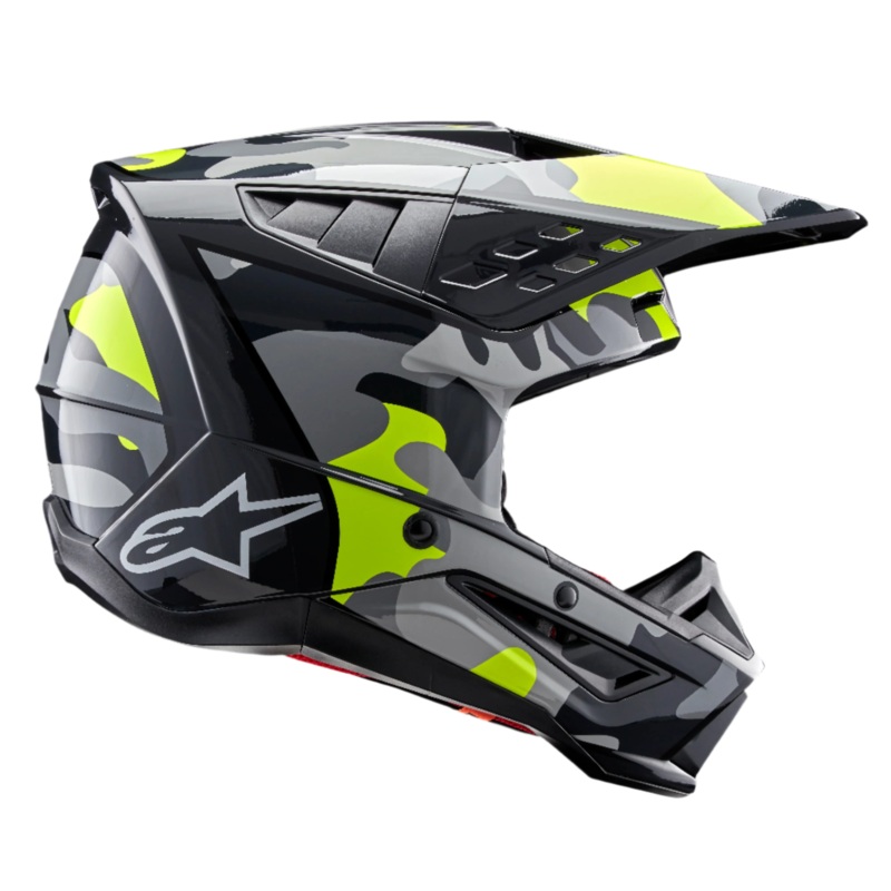 SM5 Rover 2 Helmet ECE|XS|S|M|L|XL|2XL|Dark Gray/Yellow Fluo Glossy