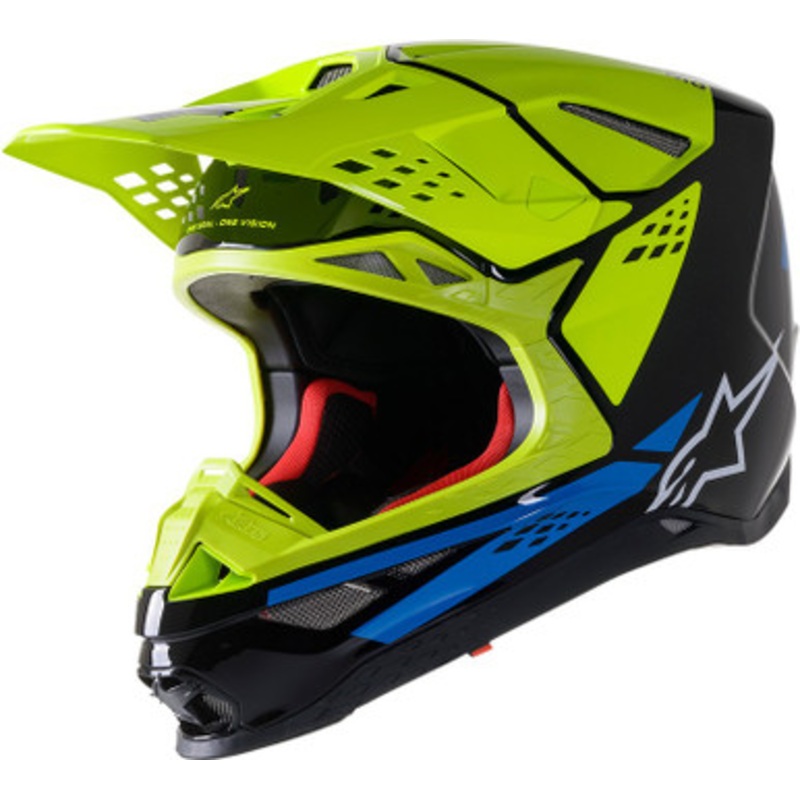 Alpinestars Supertech M8 Factory MIPS Helmet – Black/Yellow/Blue