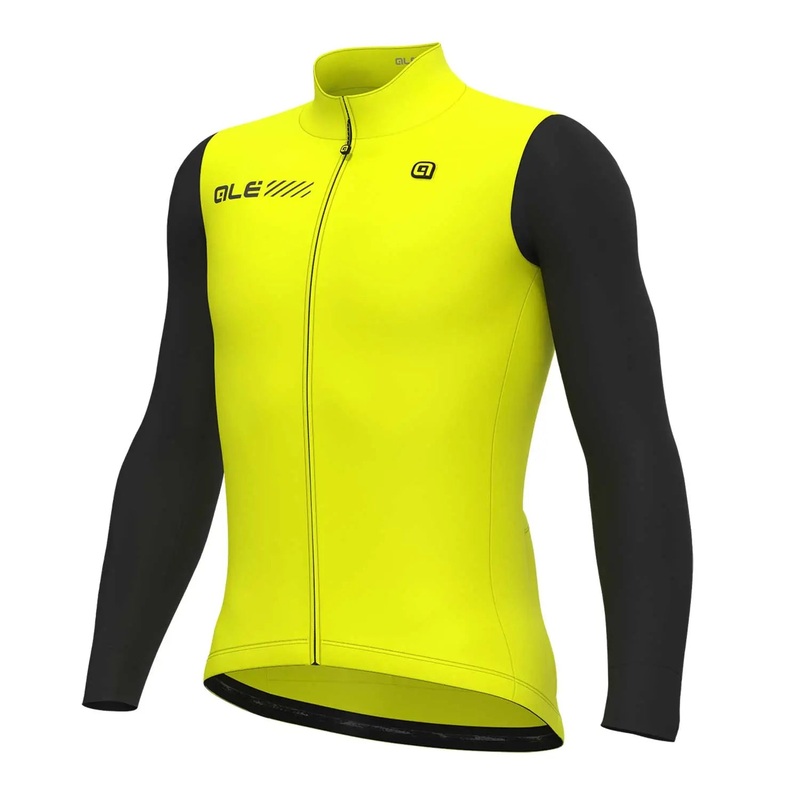 Ale Clothing Fondo 2.0 Solid Long Sleeves Cycle Jersey Yellow