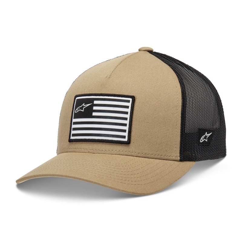 Alpinestars Flag Snapback Cap – Sand/Black