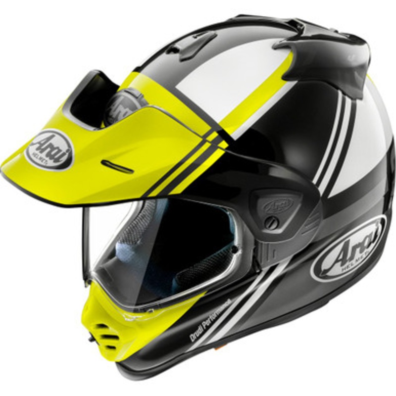 ARAI HELMETS XD-5 Cosmic Helmet – Fluorescent Yellow