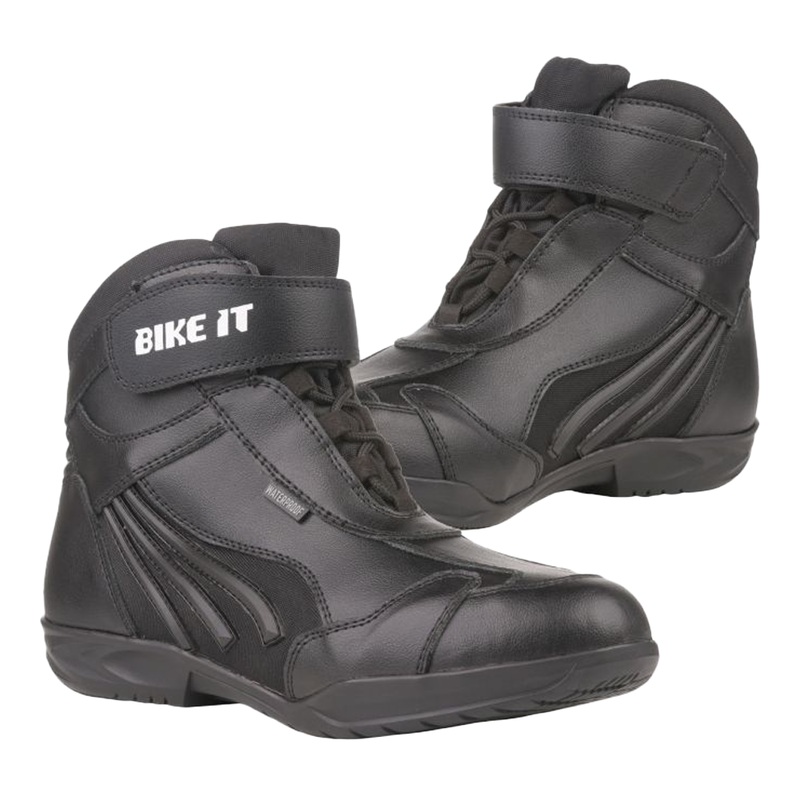 Bike It Perun Low-Cut Waterproof Boots – Black