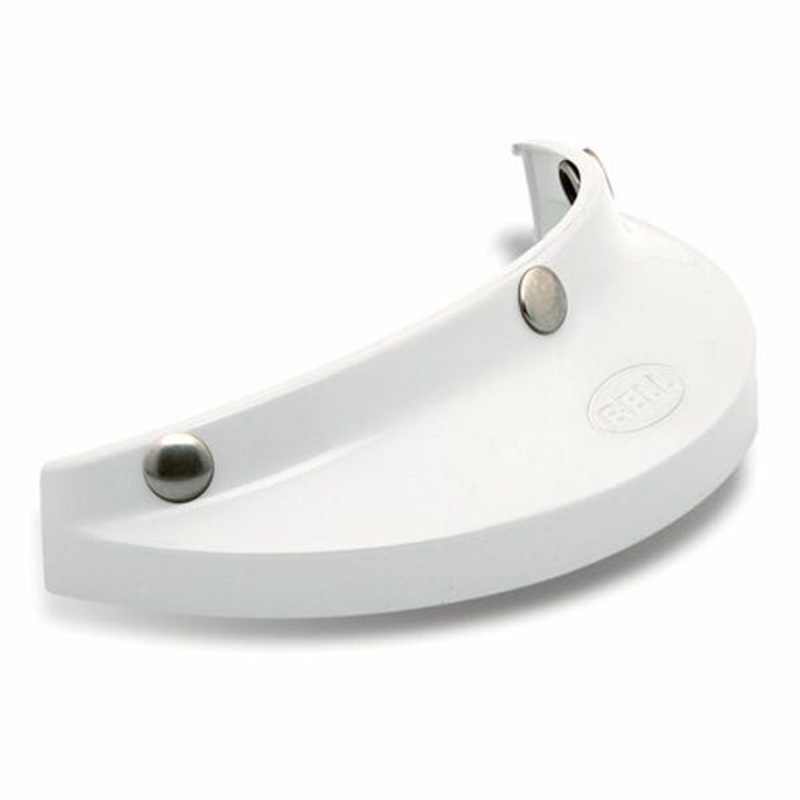 Bell Custom 500 (520) 3-Snap Visor – White