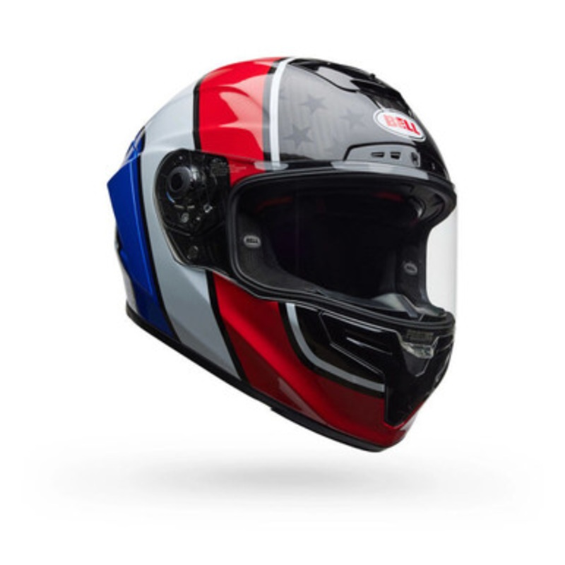 Bell Race Star DLX Flex RSD Old Glory Helmet – Red/Blue