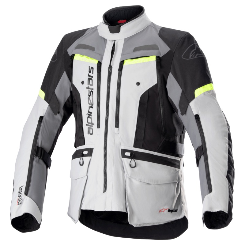 Bogota’ Pro Drystar Jacket|S|M|L|XL|2XL|3XL|4XL|Ice Gray/Dark Gray/Yellow Fluo