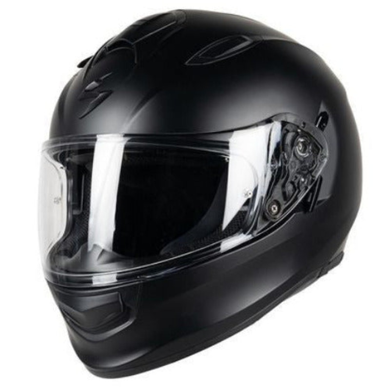 Scorpion EXO-491 SOLID Matte Black Road Helmet Size Large 60cm