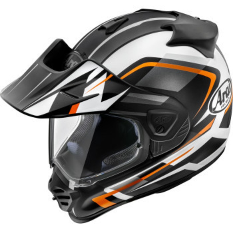 ARAI HELMETS XD-5 Discovery Helmet – Orange Frost