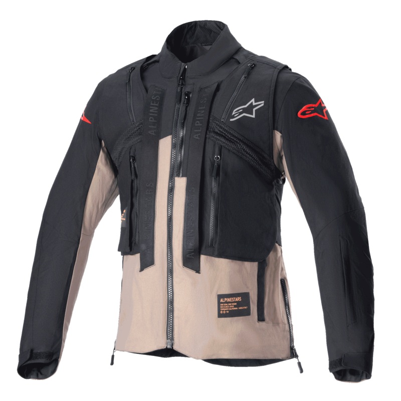 Techdura Jacket|S|M|L|XL|2XL|3XL|Black/Falcon Brown