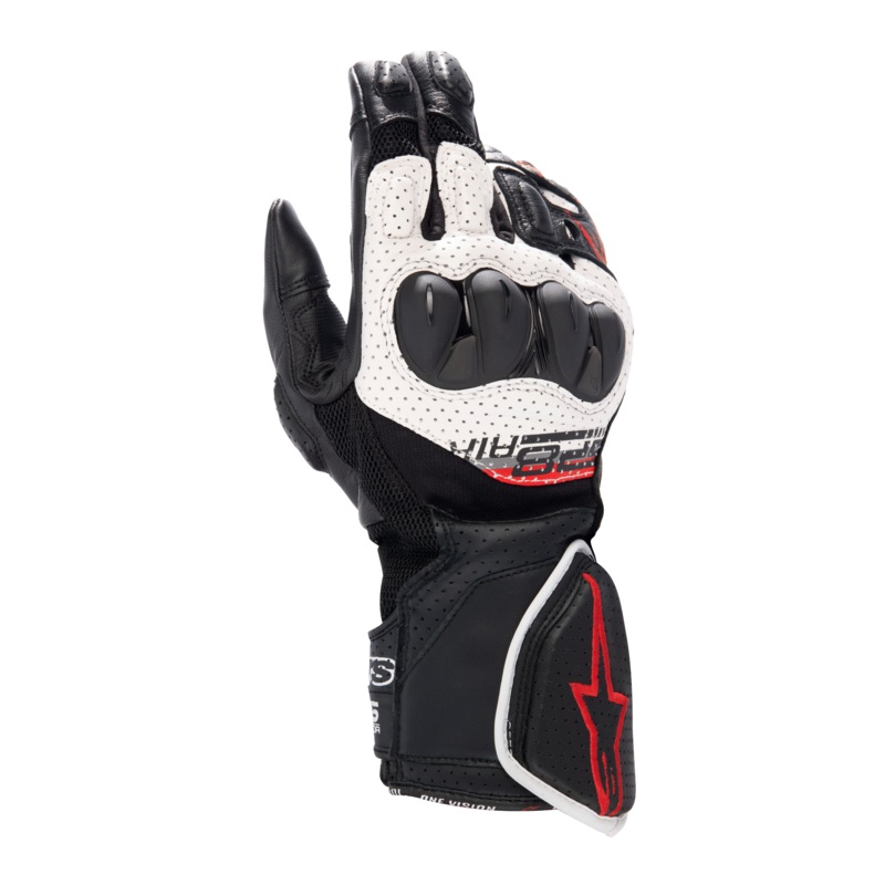 SP-8 V3 Air Gloves|S|M|L|XL|2XL|3XL|Black/White/Bright Red