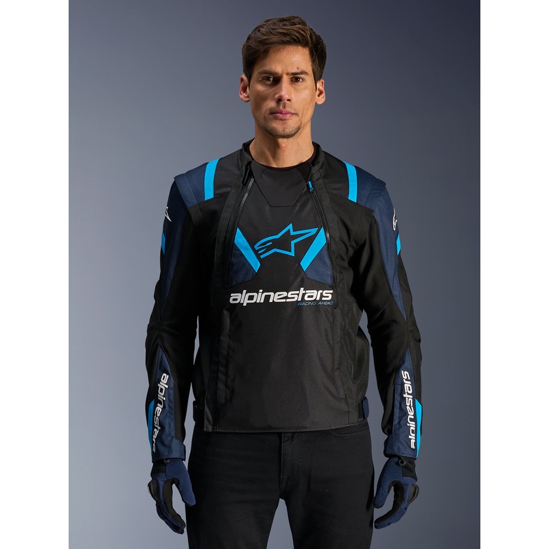 T-Stunt Air Jacket|S|M|L|XL|2XL|3XL|4XL|Black/Dark Blue/Bright Blue