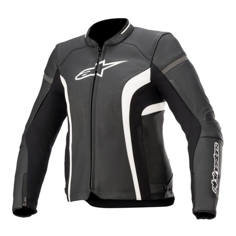 Alpinestars Kira V2 Ladies Leather Jacket – Black/White
