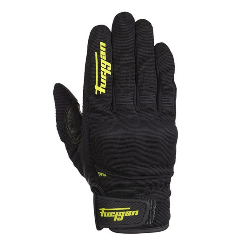 Furygan Jet D3O Gloves – Black/Fluo Yellow | Infinity Motorcycles