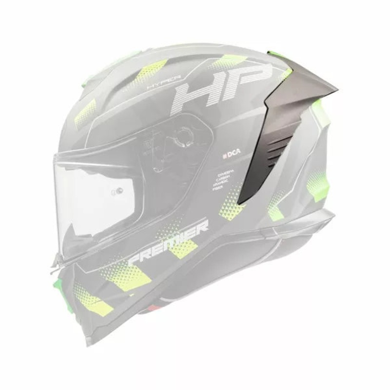 Premier Hyper HP6 Helmet Spoiler Matt Black