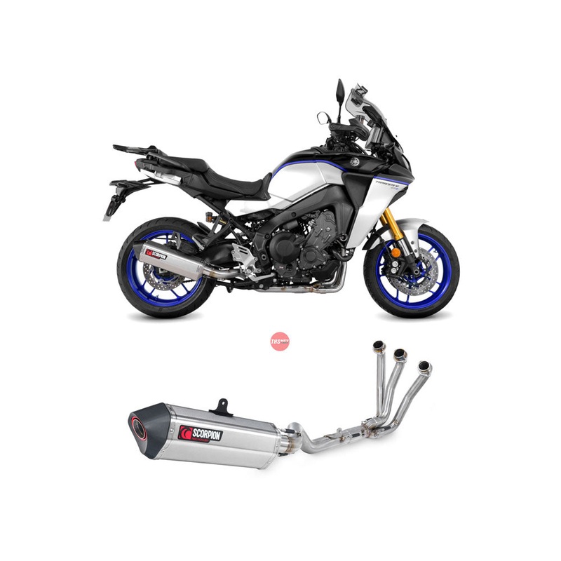 Scorpion Yamaha Tracer 9/GT 21- Serket Parrallel Full Sys S/Steel