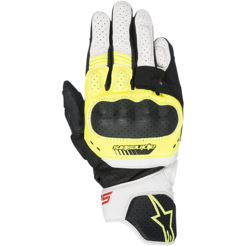 SP-5 Gloves|S|M|L|XL|2XL|3XL|Black/Yellow Fluorescent/White