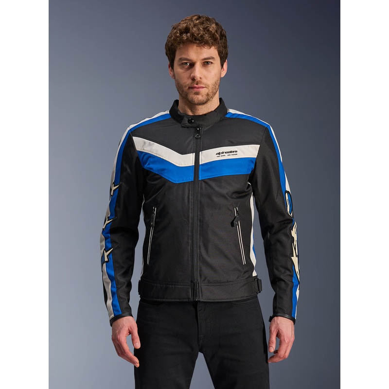 T-Dyno Wr Jacket|S|M|L|XL|2XL|3XL|4XL|Black/Blue/Ecru
