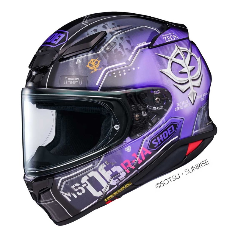 Shoei NXR 2 MS-06R-1A Black Tri-Star’s Zaku 2 H-Mob – TC12