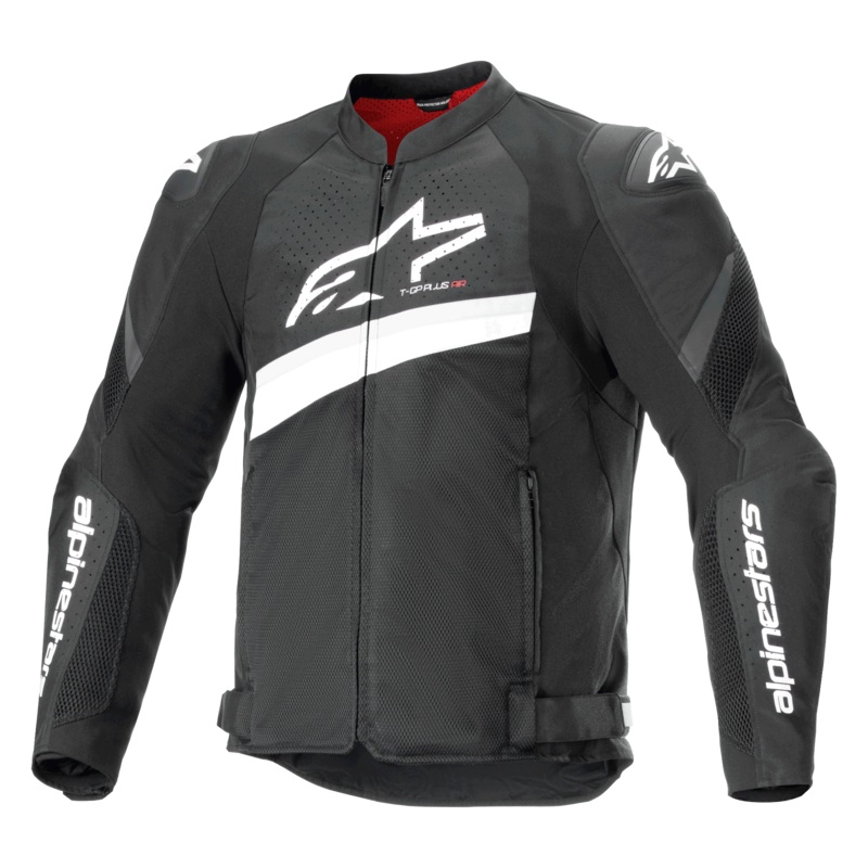 T-GP Plus R V4 Airflow Jacket|S|M|L|XL|2XL|3XL|4XL|Black/White
