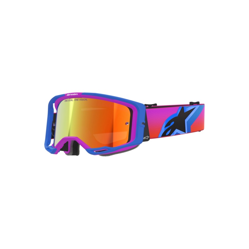 Vision 8 Corp Goggle|Ucla Blue/Purple/Orange Mirror Red
