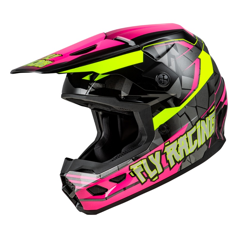 FLY 2025 Kinetic Youth Scorched – Neon Pink/Hi-Viz/Black