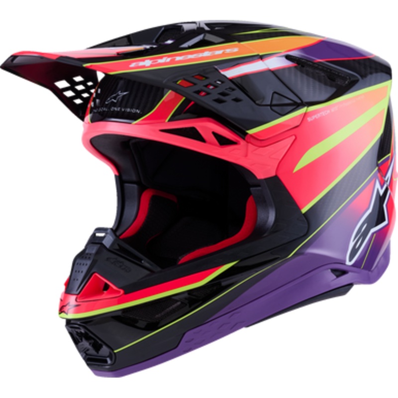 ALPINESTARS Supertech M10 Era MIPS Helmet – Pink/Violet/Yellow