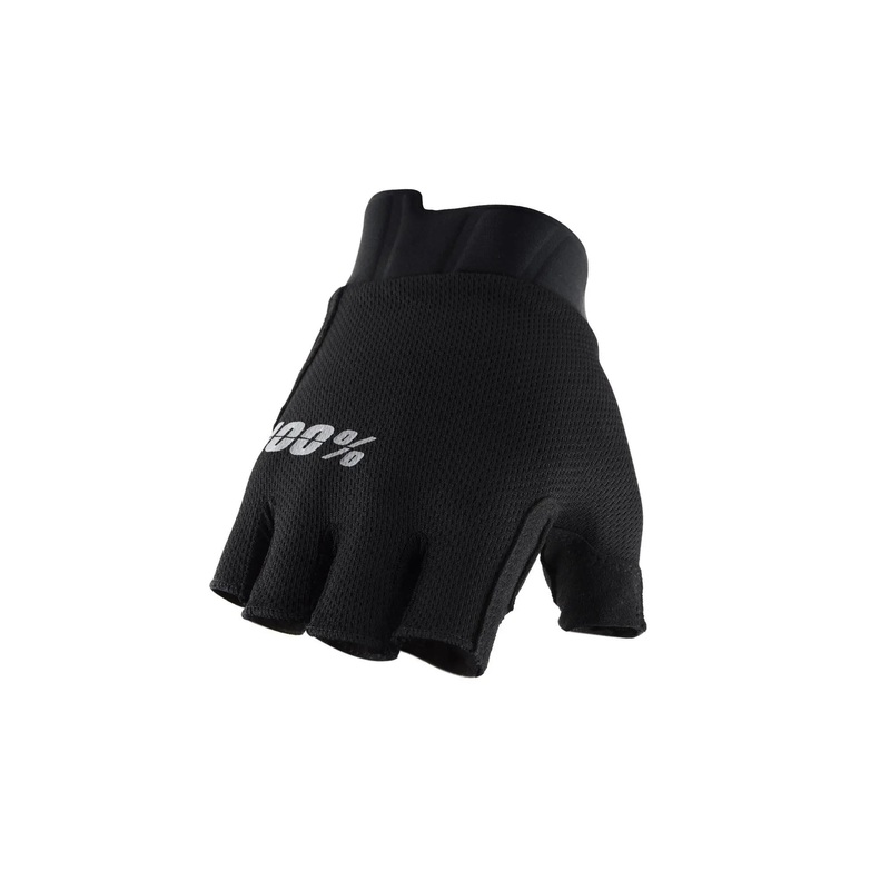 100% Exceeda Gloves Solid Black