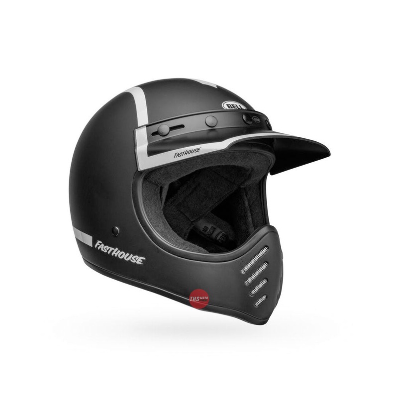 Bell MOTO-3 Fasthouse Old Road Black/White Road Helmet Size XL 62cm