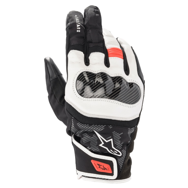 SMX Z Drystar Gloves|S|M|L|XL|2XL|3XL|Black/White/Red Fluo