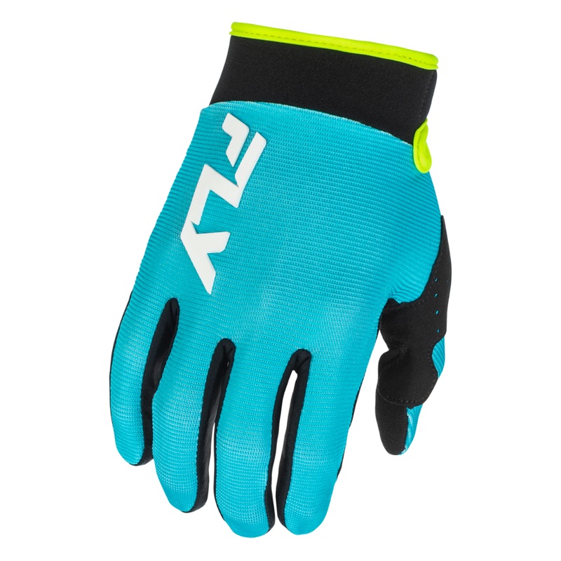 FLY 2026 F-16 Gloves – Aqua/Black/White