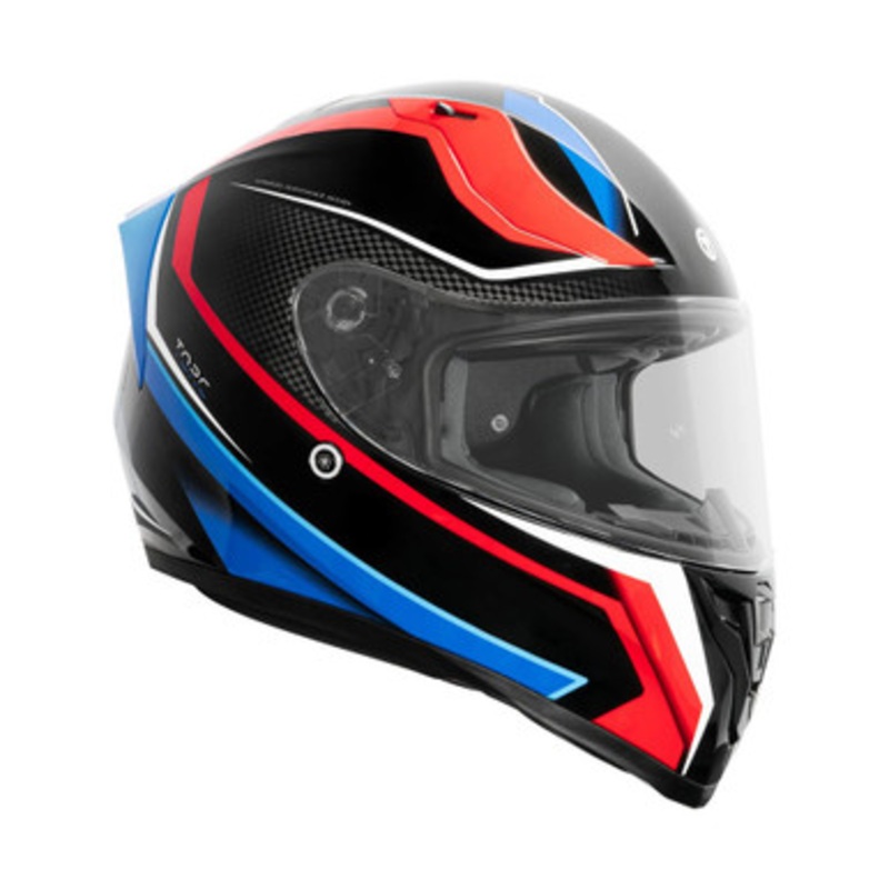 TORC T-15 Route Helmet – Blue Red