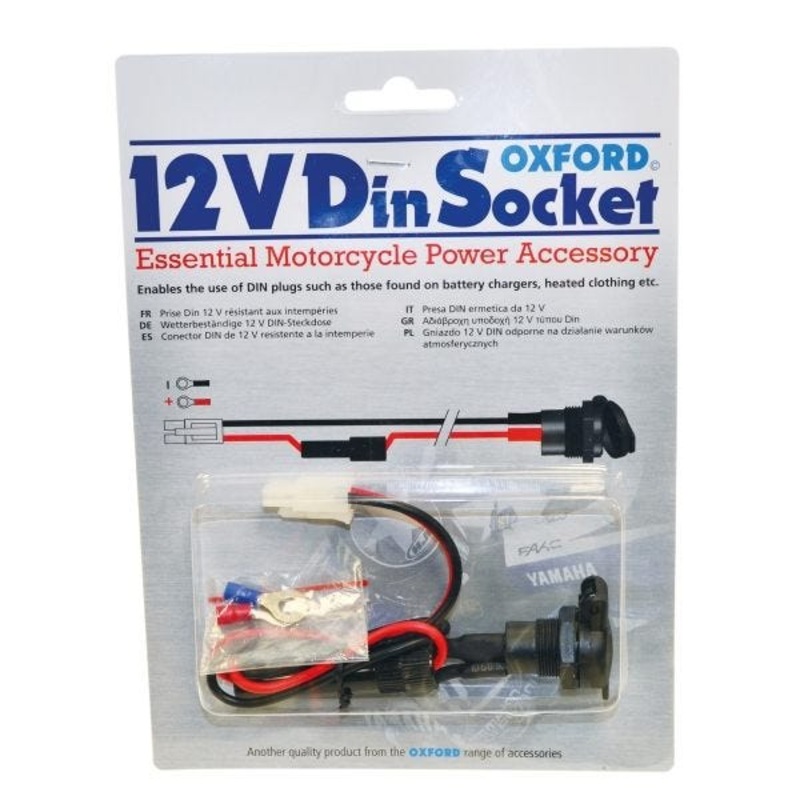 Oxford 12V SAE/DIN Socket & 10A Fused Loom
