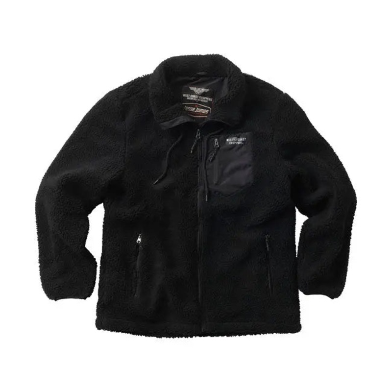 West Coast Choppers Anvil Fleece Jacket Black