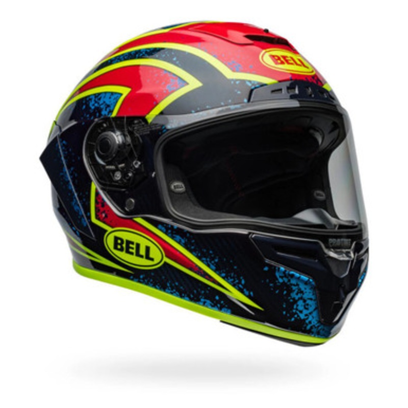 Bell Race Star DLX Flex Xenon Helmet – Blue Retina