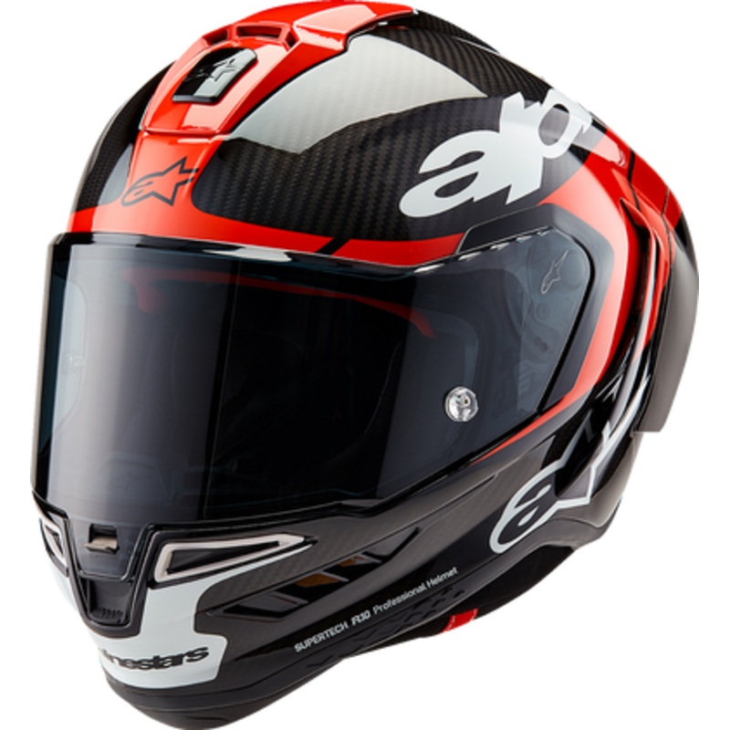 ALPINESTARS Supertech R10 Element Helmet – Carbon/Red/White
