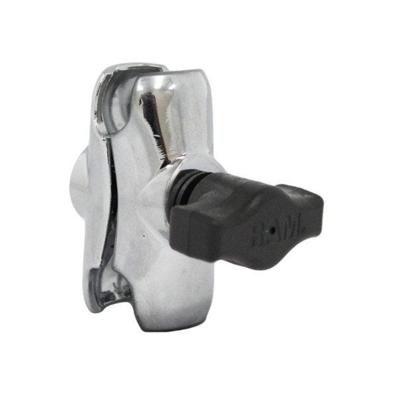 Ram Mount Chrome Short Double Socket Arm 1 Ball