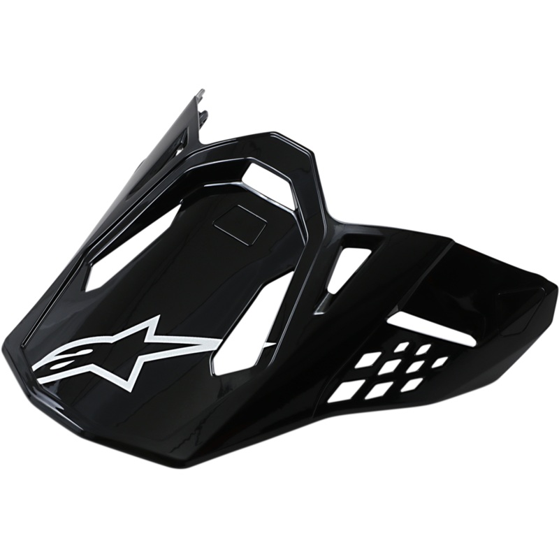 Supertech M10/M8 Visor|One Size|Gloss Black